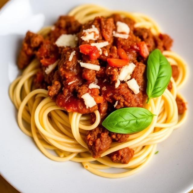 Espagueti con Salsa Especial